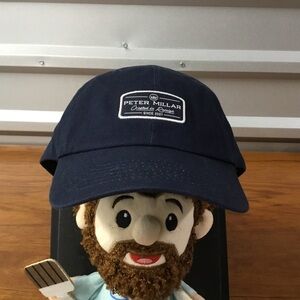 Peter Millar Blue Cotton Golf Cap Crafted In Raleigh One Size Fits Most